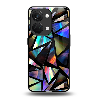 Shattered Luxe back phone cover | glass case for oneplus nord 3