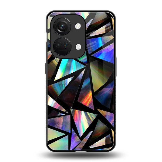 Shattered Luxe back phone cover | glass case for oneplus nord 3
