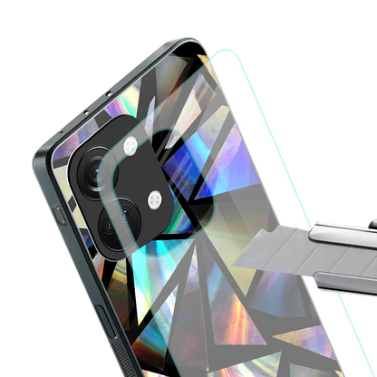 Shattered Luxe stylish phone case for oneplus nord 3 | glossy glass and slim fit