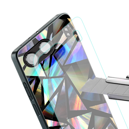 Shattered Luxe stylish phone case for oneplus nord 4 | glossy glass and slim fit