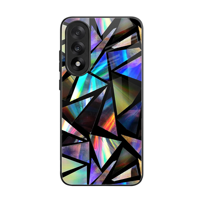 Shattered Luxe back phone cover | glass case for oneplus nord 5