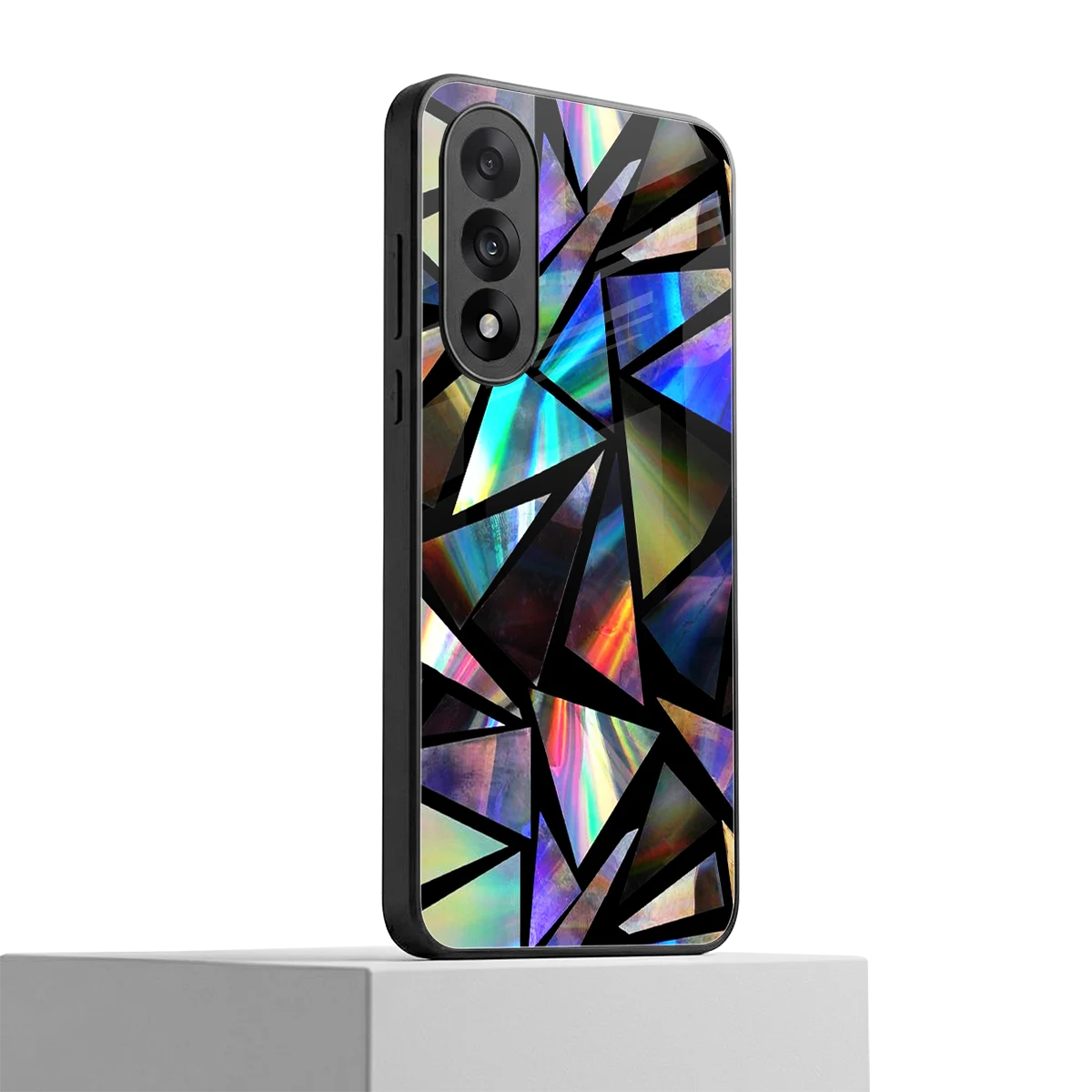 Shattered Luxe oneplus nord 5 mobile cover | shockproof glass phone case