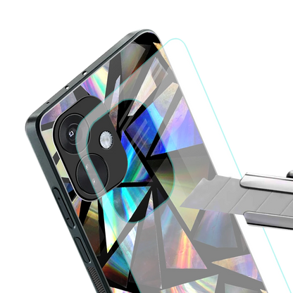 Shattered Luxe stylish phone case for oneplus nord ce 3 | glossy glass and slim fit