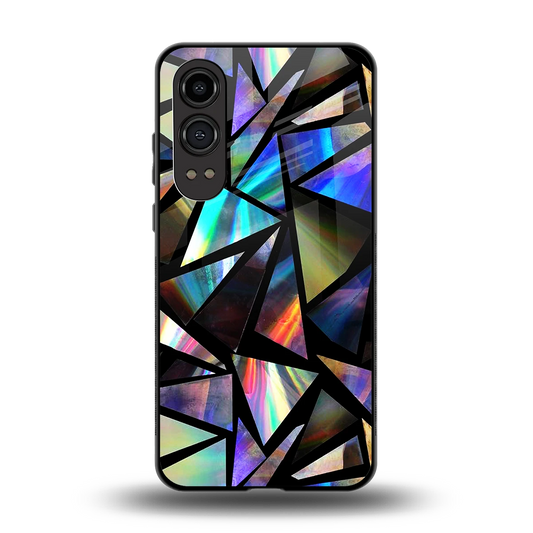 Shattered Luxe back phone cover | glass case for oneplus nord ce 4 lite