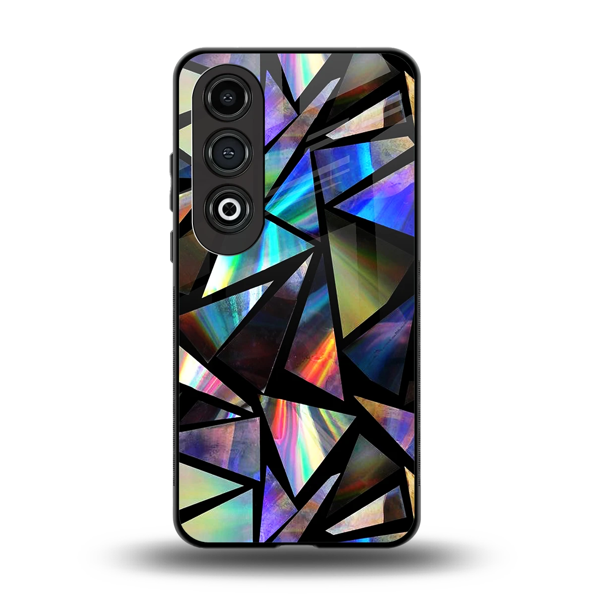 Shattered Luxe back phone cover | glass case for oneplus nord ce 4