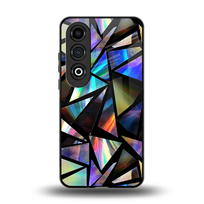 Shattered Luxe back phone cover | glass case for oneplus nord ce 4