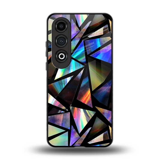 Shattered Luxe back phone cover | glass case for oneplus nord ce 4