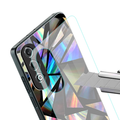 Shattered Luxe stylish phone case for oneplus nord ce 4 | glossy glass and slim fit