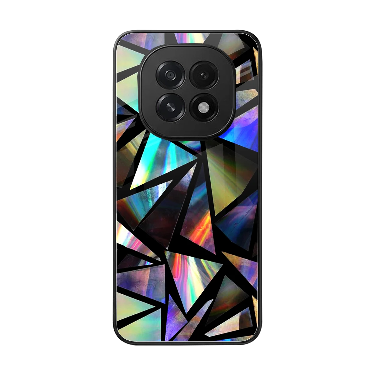 Shattered Luxe back phone cover | glass case for oppo f29 5g