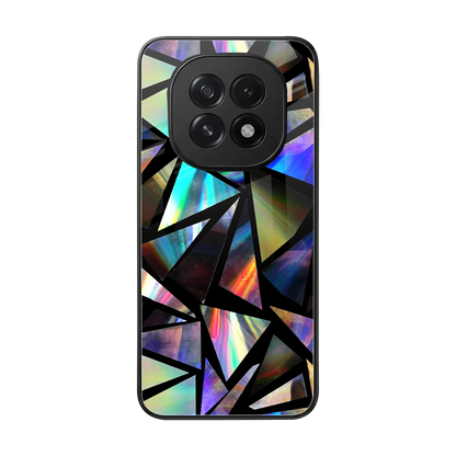 Shattered Luxe back phone cover | glass case for oppo f29 5g