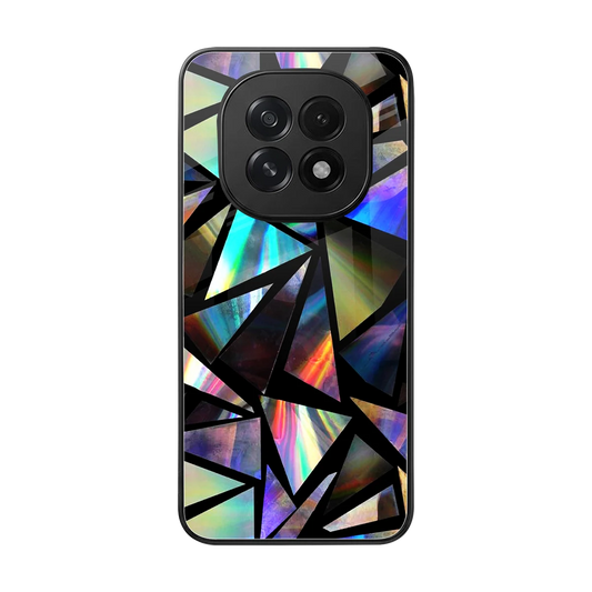 Shattered Luxe back phone cover | glass case for oppo f29 5g