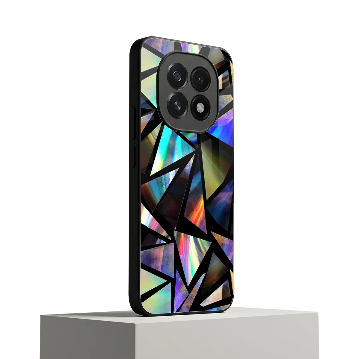 Shattered Luxe oppo f29 5g mobile cover | shockproof glass phone case