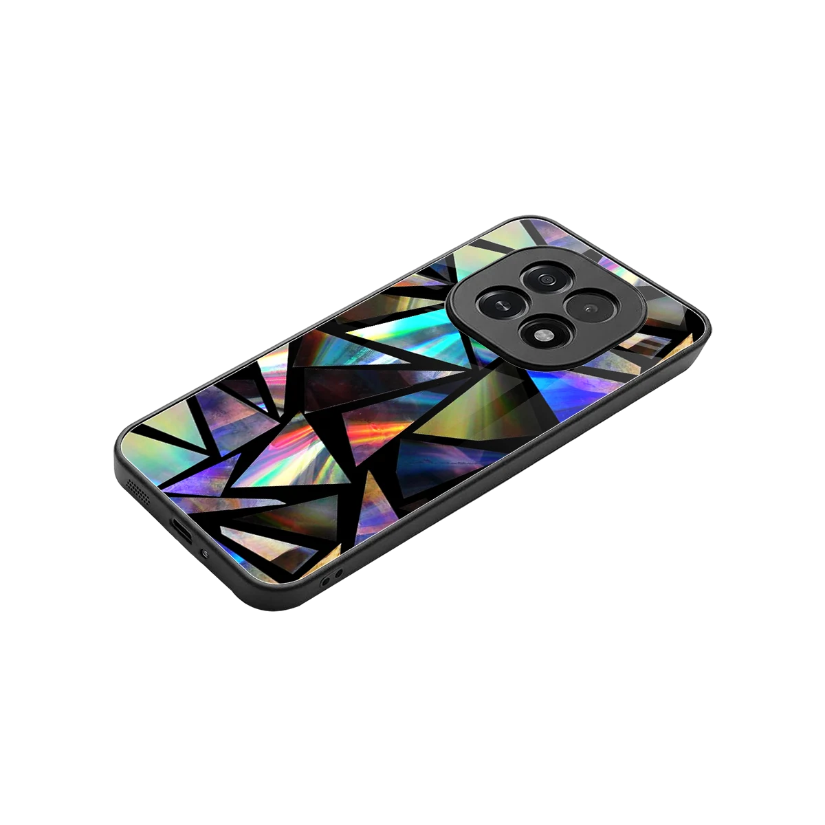 Shattered Luxe stylish phone case for oppo f29 5g | glossy glass and slim fit