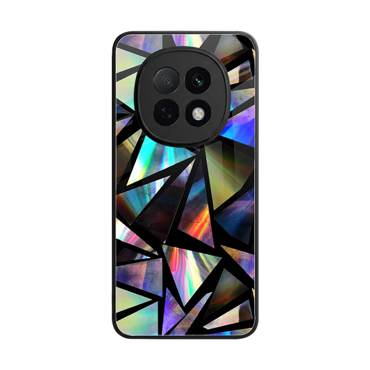 Shattered Luxe back phone cover | glass case for oppo f29 pro 5g