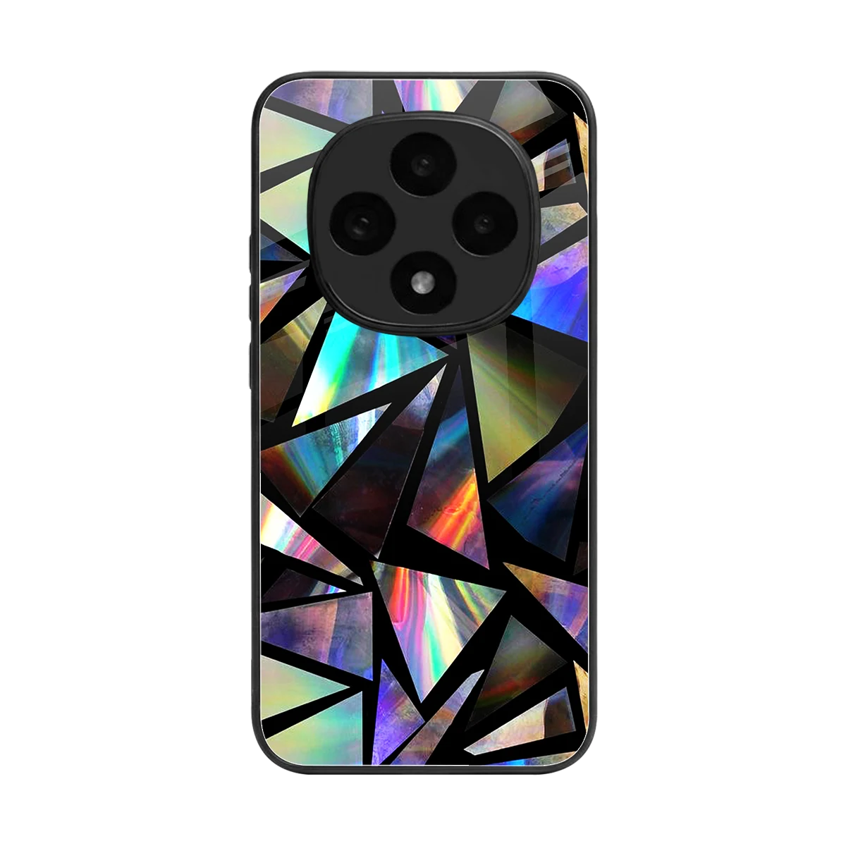 Shattered Luxe back phone cover | glass case for oppo f31 pro 5g