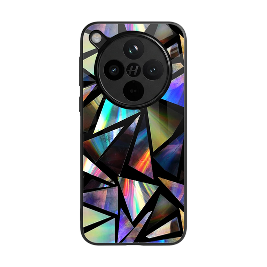 Shattered Luxe back phone cover | glass case for oppo find x8