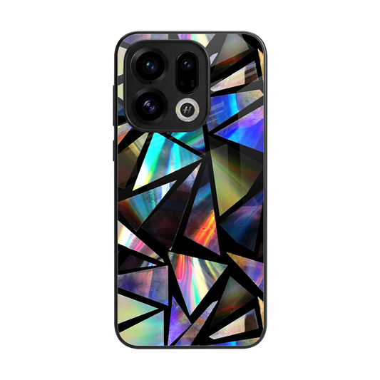 Shattered Luxe back phone cover | glass case for oppo find x9