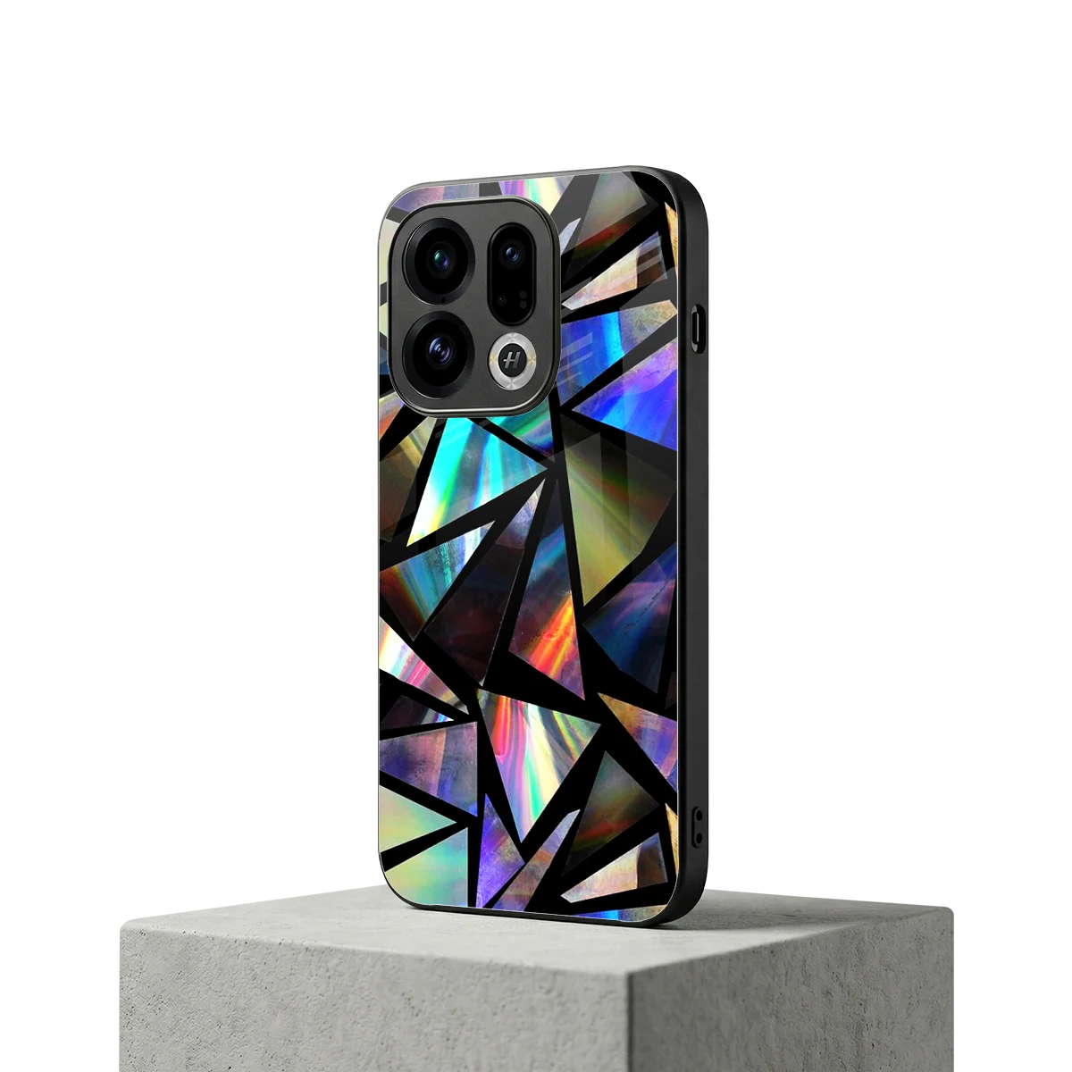 Shattered Luxe oppo find x9 mobile cover | shockproof glass phone case