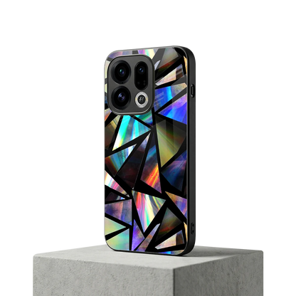 Shattered Luxe oppo find x9 mobile cover | shockproof glass phone case