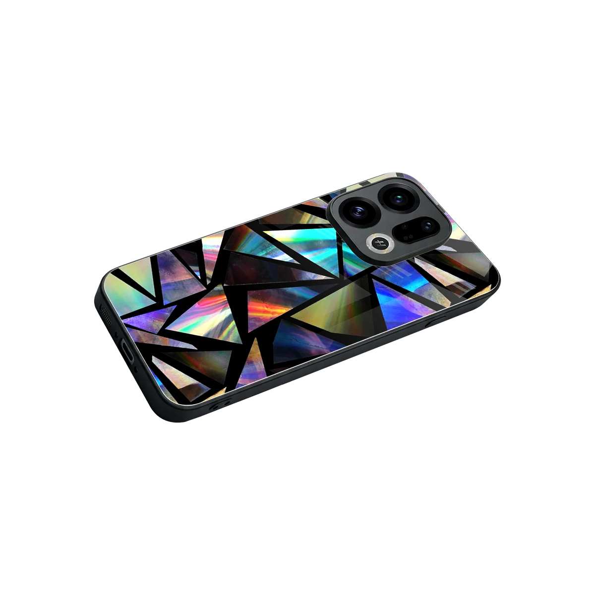 Shattered Luxe stylish phone case for oppo find x9 | glossy glass and slim fit