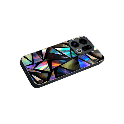Shattered Luxe stylish phone case for oppo find x9 | glossy glass and slim fit