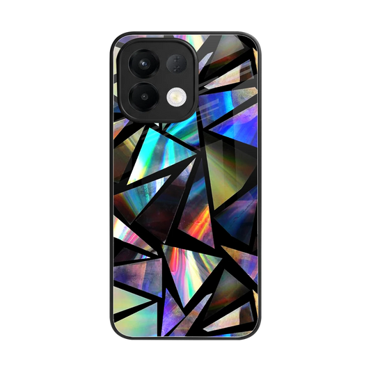 Shattered Luxe back phone cover | glass case for oppo k13 5g