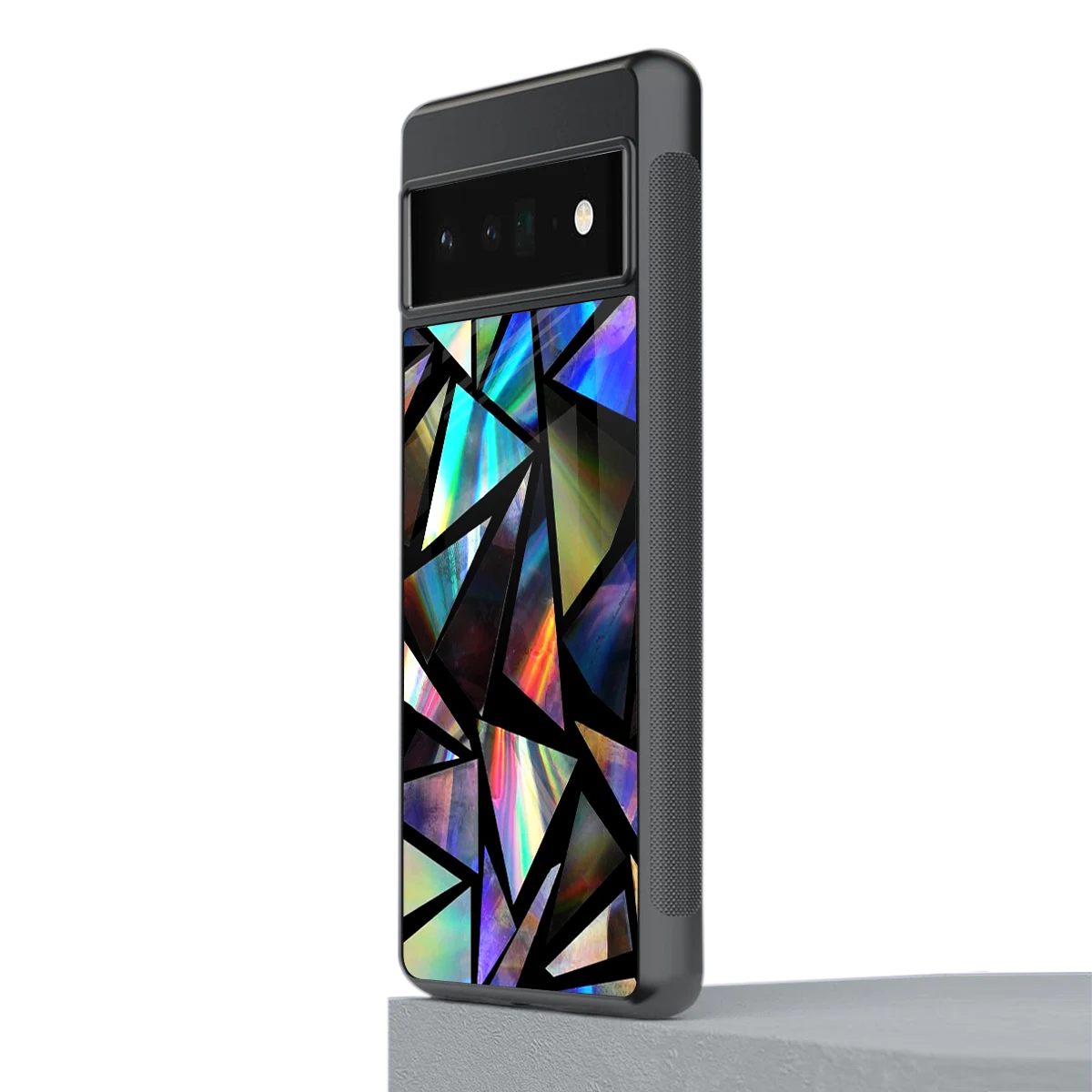 Shattered Luxe stylish phone case for google pixel 6 pro | glossy glass and slim fit