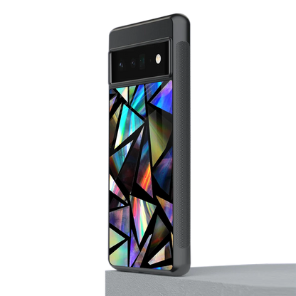 Shattered Luxe stylish phone case for google pixel 6 pro | glossy glass and slim fit