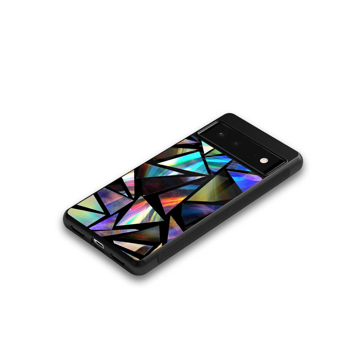 Shattered Luxe google pixel 6 mobile cover | shockproof glass phone case