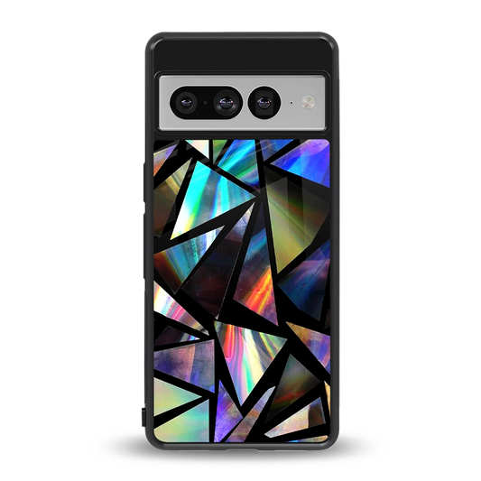 Shattered Luxe back phone cover | glass case for google pixel 7 pro