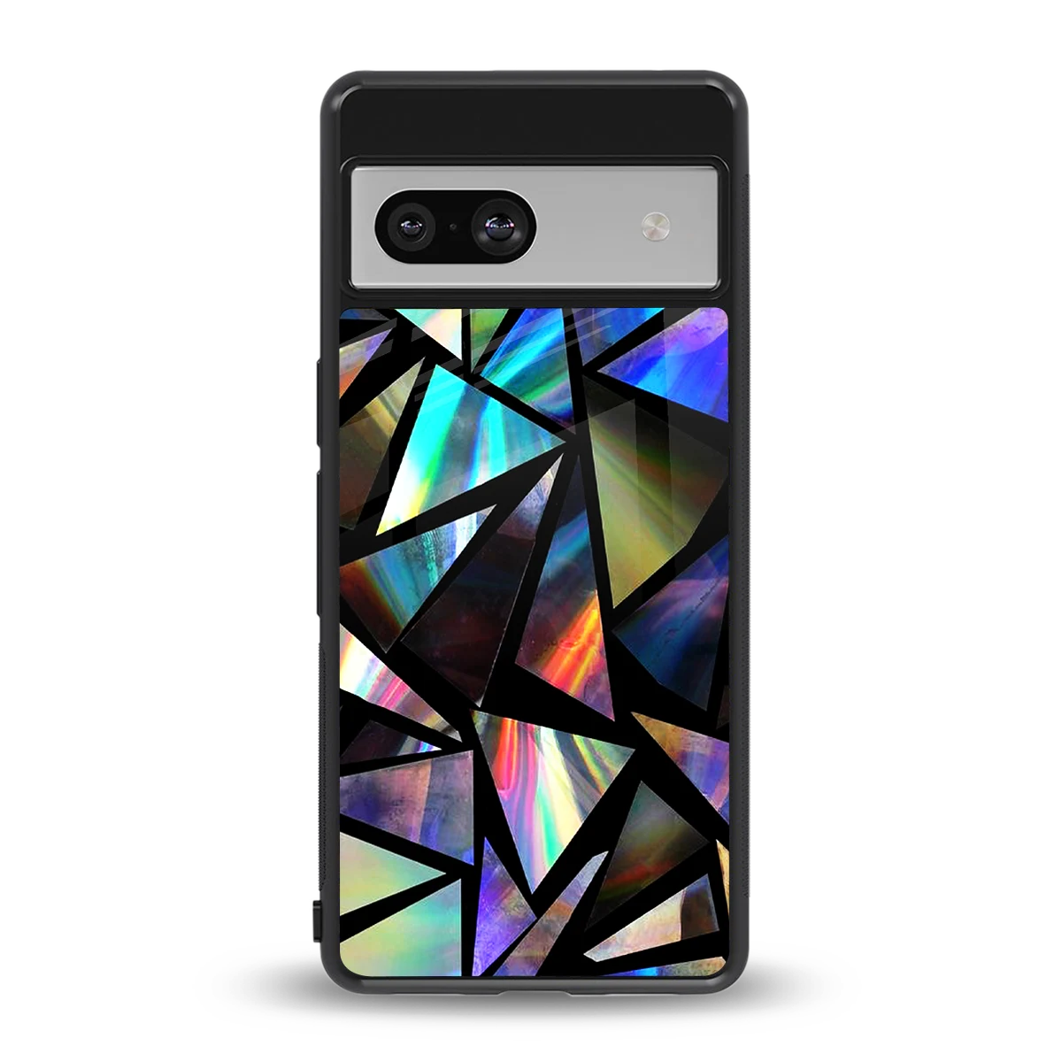 Shattered Luxe back phone cover | glass case for google pixel 7a
