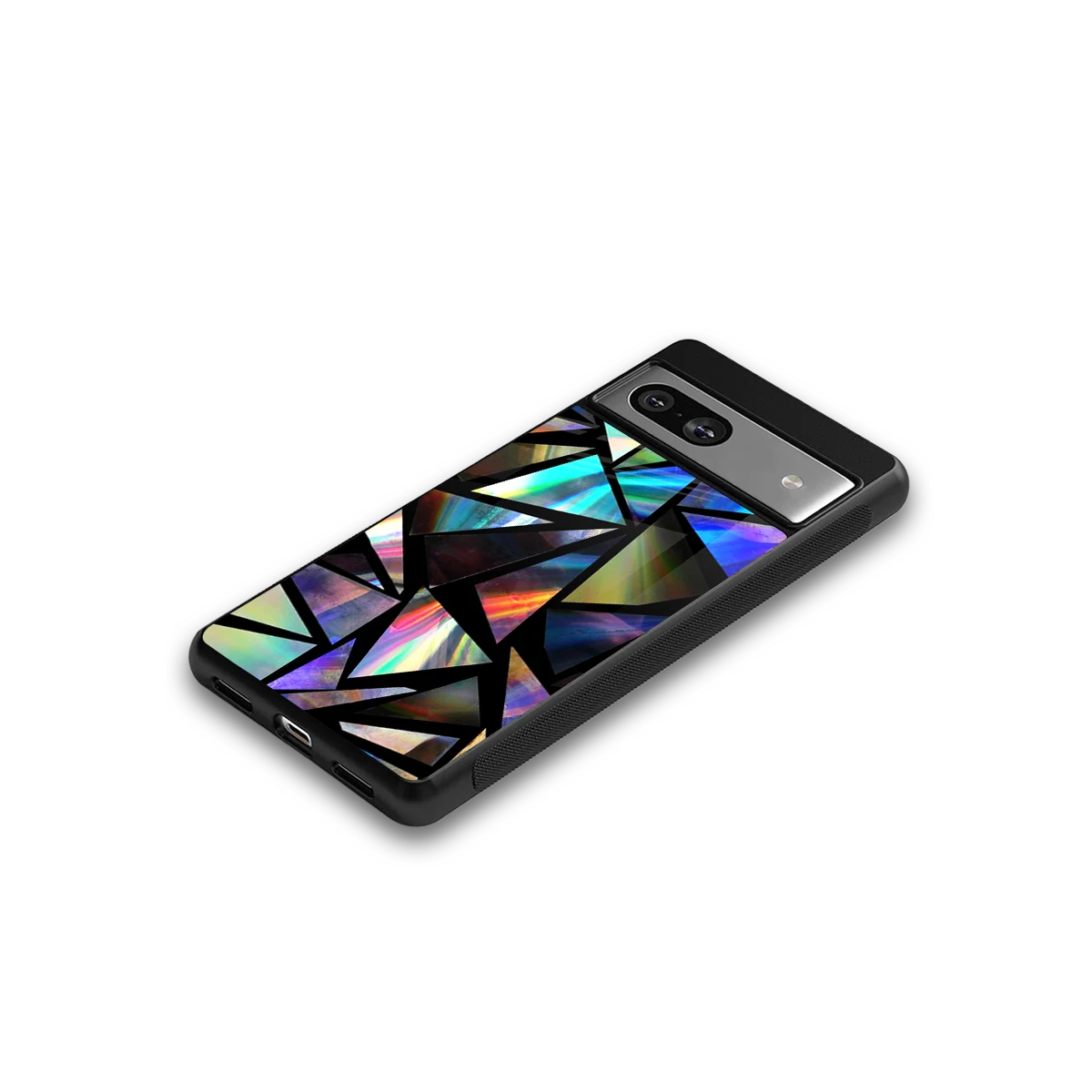 Shattered Luxe google pixel 7 mobile cover | shockproof glass phone case