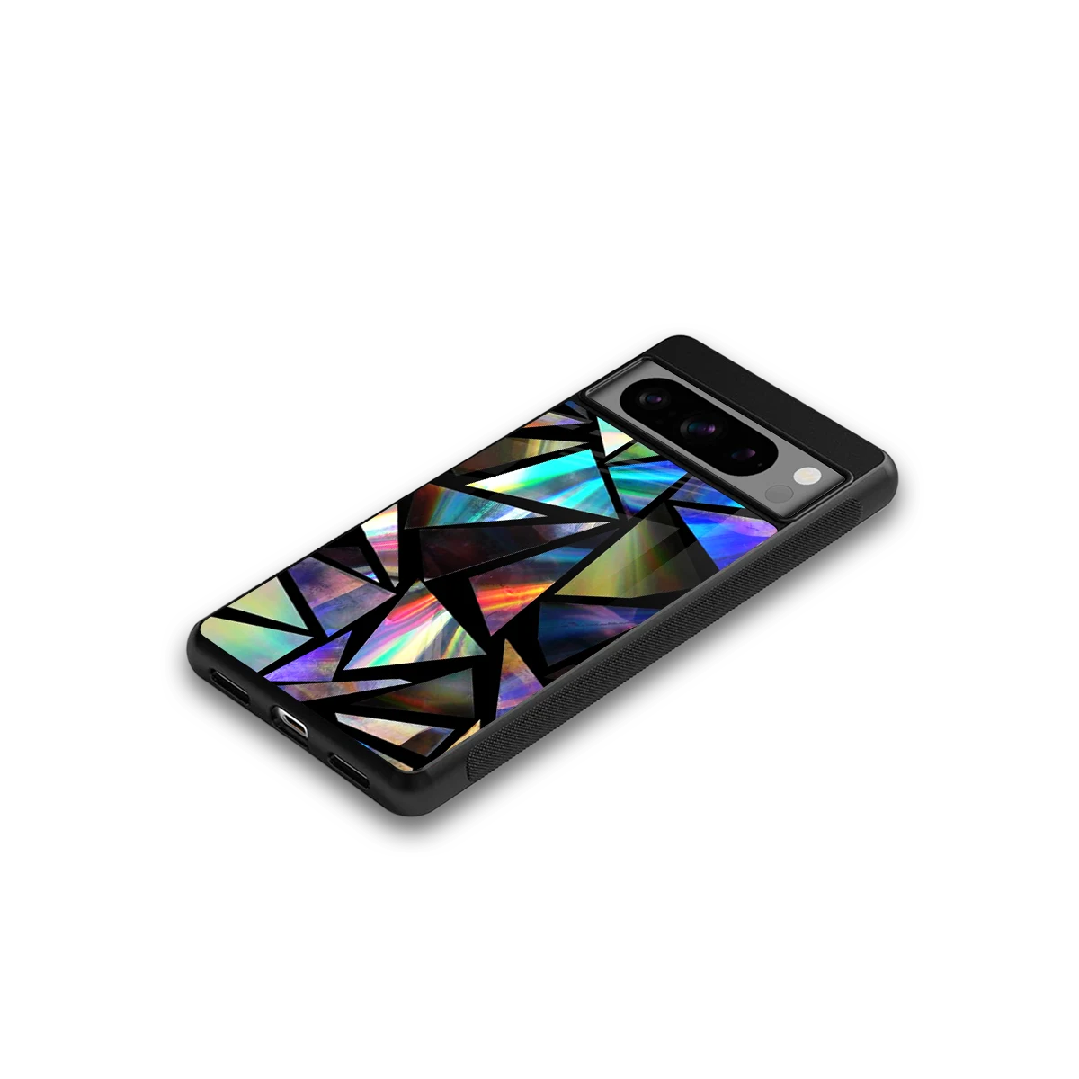 Shattered Luxe google pixel 8 pro mobile cover | shockproof glass phone case