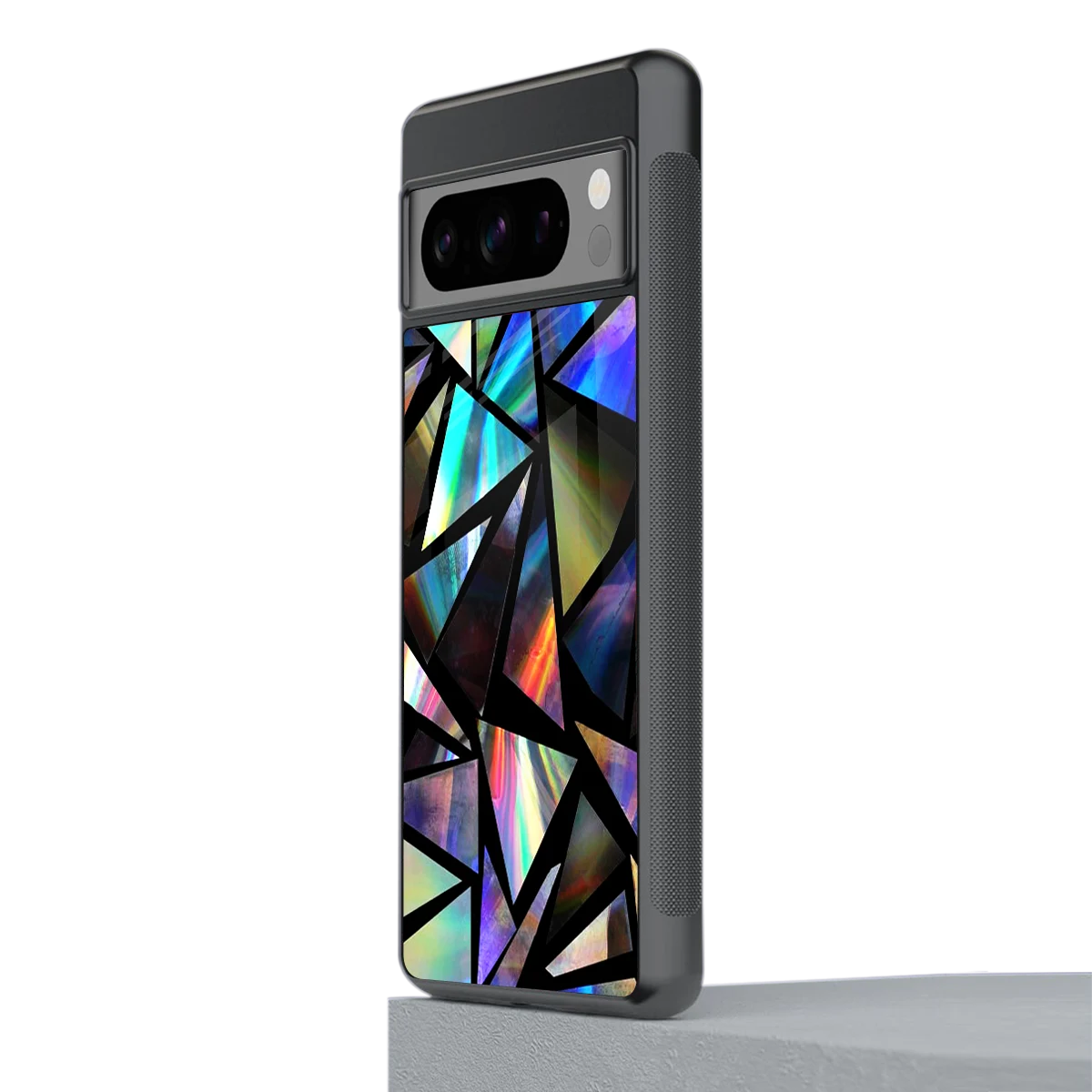 Shattered Luxe stylish phone case for google pixel 8 pro | glossy glass and slim fit