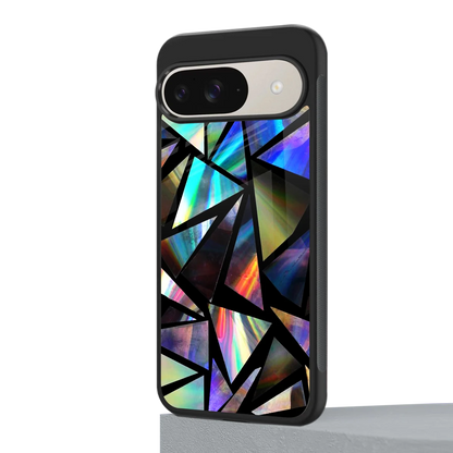 Shattered Luxe google pixel 9 mobile cover | shockproof glass phone case