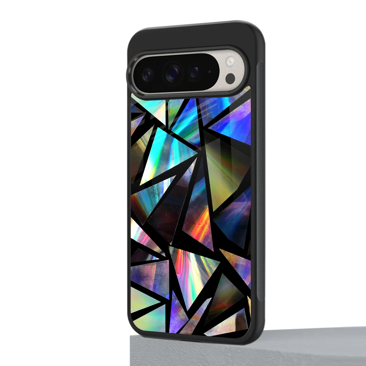 Shattered Luxe google pixel 9 pro mobile cover | shockproof glass phone case