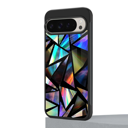 Shattered Luxe google pixel 9 pro mobile cover | shockproof glass phone case