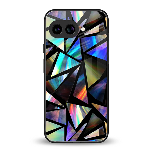 Shattered Luxe back phone cover | glass case for google pixel 9a