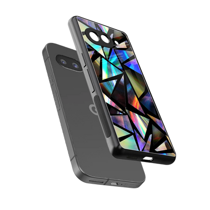 Shattered Luxe sleek google pixel 10a cover with tempered glass back and TPU edges