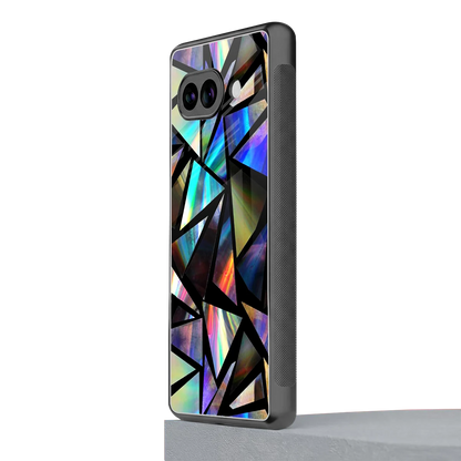 Shattered Luxe google pixel 10a mobile cover | shockproof glass phone case