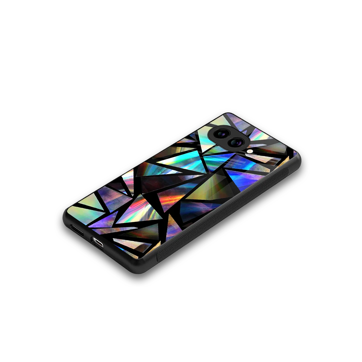 Shattered Luxe stylish phone case for google pixel 10a | glossy glass and slim fit