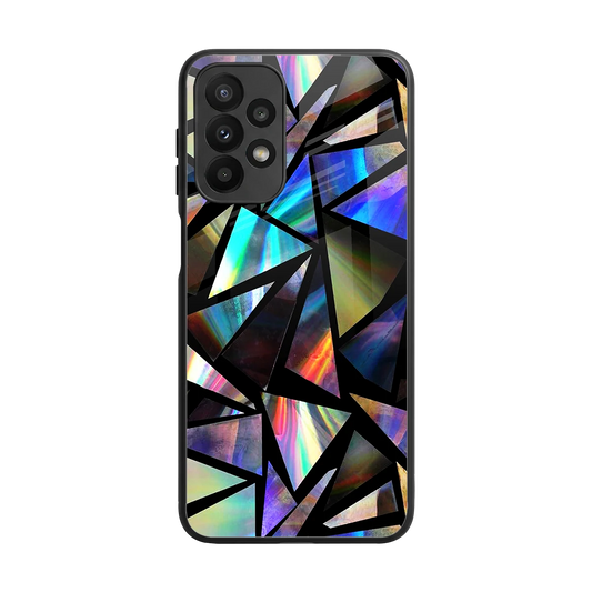 Shattered Luxe back phone cover | glass case for samsung galaxy a23