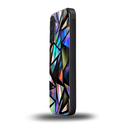 Shattered Luxe samsung galaxy m34 5g mobile cover | shockproof glass phone case