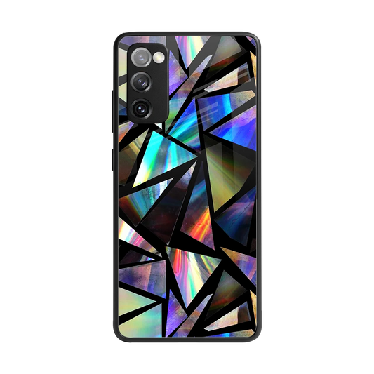 Shattered Luxe back phone cover | glass case for samsung galaxy s20 fe