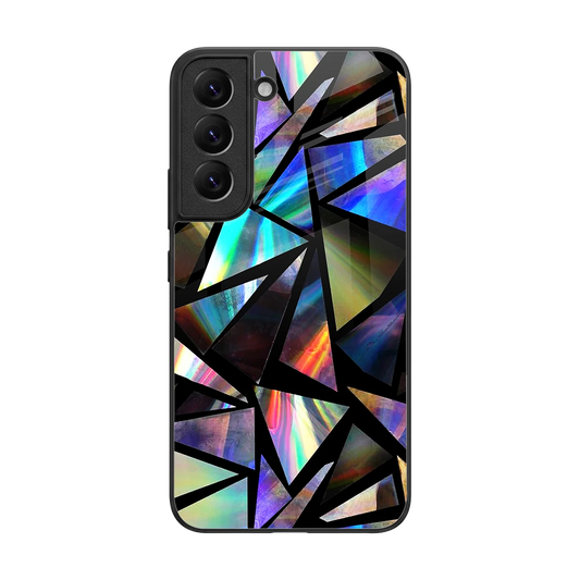 Shattered Luxe back phone cover | glass case for samsung galaxy s22