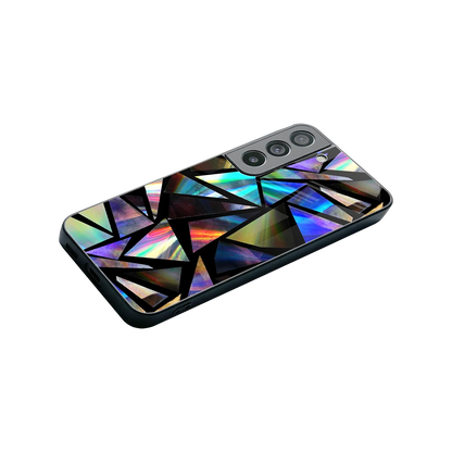 Shattered Luxe stylish phone case for samsung galaxy s22 | glossy glass and slim fit