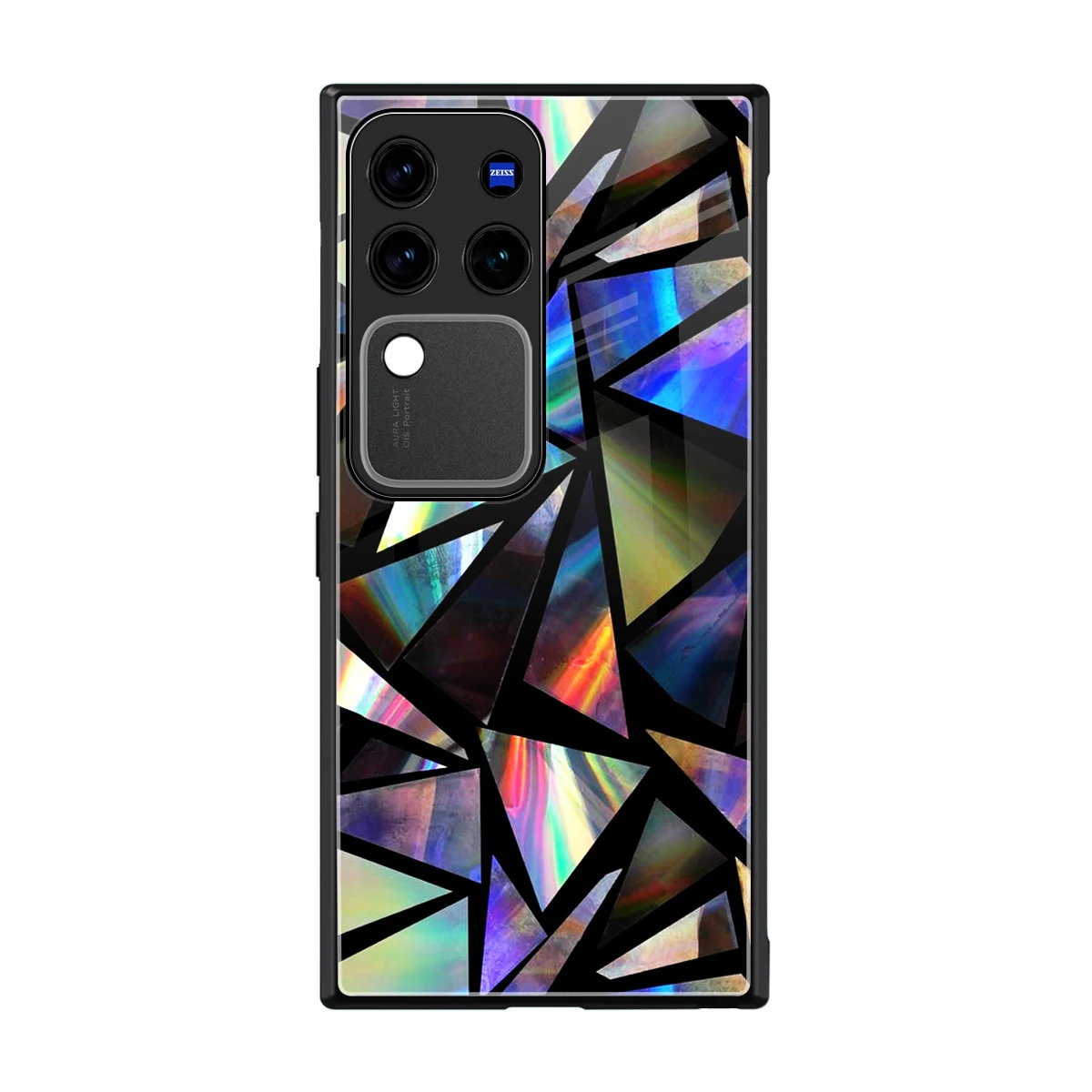 Shattered Luxe back phone cover | glass case forvivo v30 pro