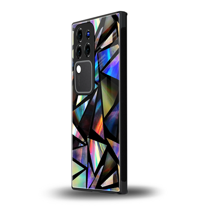 Shattered Luxevivo v30 pro mobile cover | shockproof glass phone case