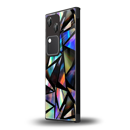 Shattered Luxe vivo v30 mobile cover | shockproof glass phone case