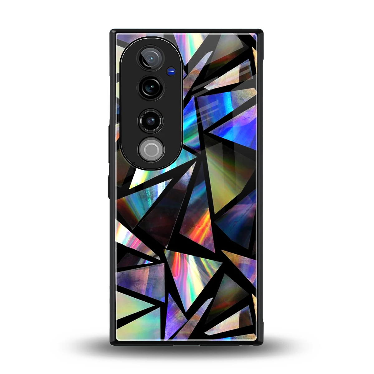 Shattered Luxe back phone cover | glass case for vivo v40 pro